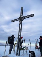 Salita con ciaspole e non al M. Venturosa 1999 m e M. Cancervo 1835 m il 28 dicembre 08  - FOTOGALLERY